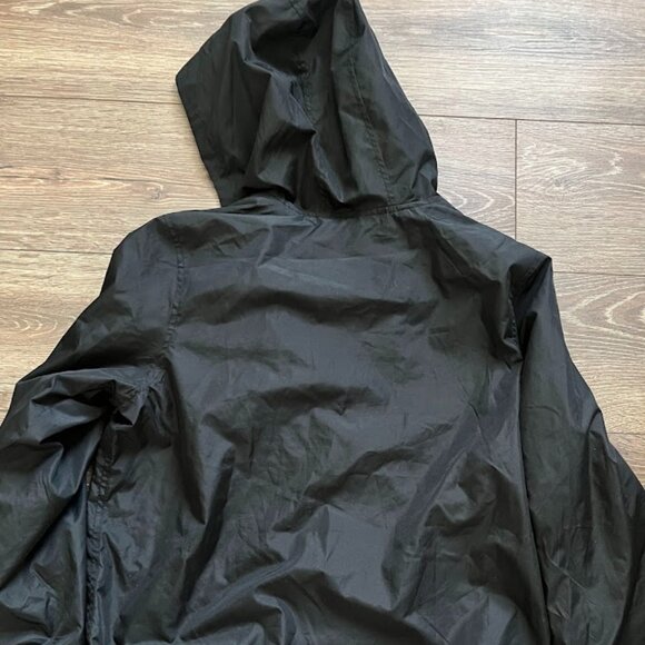 Old Navy Black Jersey Lined Long Sleeve Hooded Jacket Coat XXL (18) Plus - Picture 9 of 12